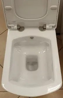 Kerra Lara staande douche wc met zitting wit