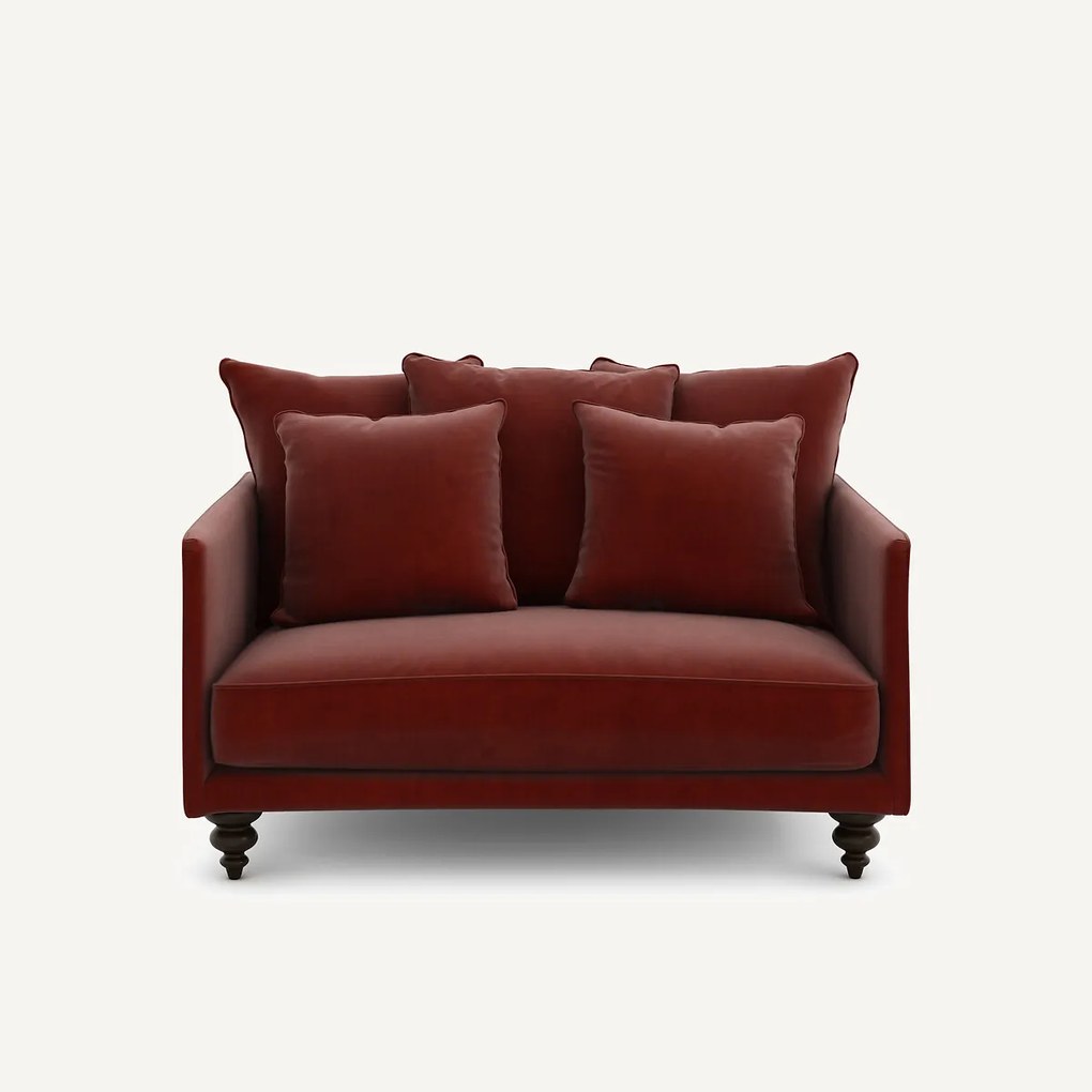 2-zits fluwelen bank, Lazare
