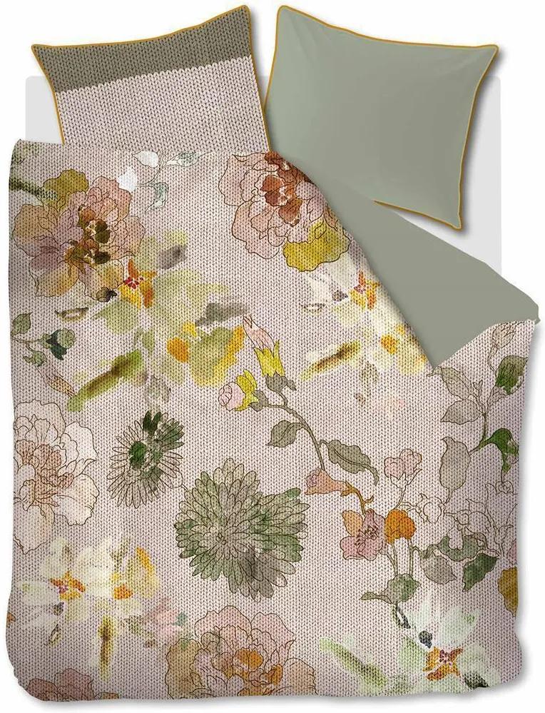 Oilily | Dekbedovertrekset Knitted Rose eenpersoons: breedte 140 cm x lengte 200/220 cm + multicolour dekbedovertreksets katoensatijn bed & bad beddengoed