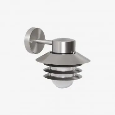 Uvona Rvs Buitenwandlamp Grijs – Chroom - Sklum