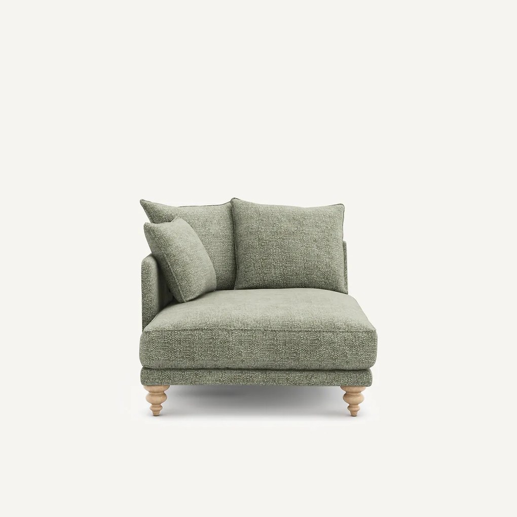 Chaise longue van katoen Lazare