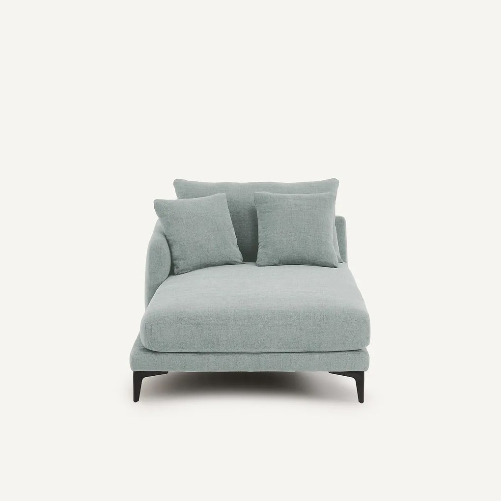 Longchair van gevlochten polyester, MODERNISTE, ontwerp Emmanuel Gallina
