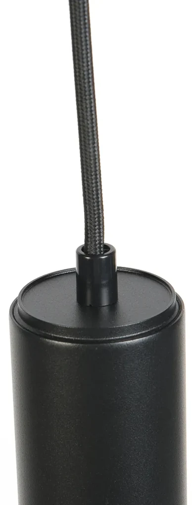 Design hanglamp zwart incl. rail adapter 3-fase - 3-Phase Tuba small Modern GU10 cilinder / rond Binnenverlichting Lamp