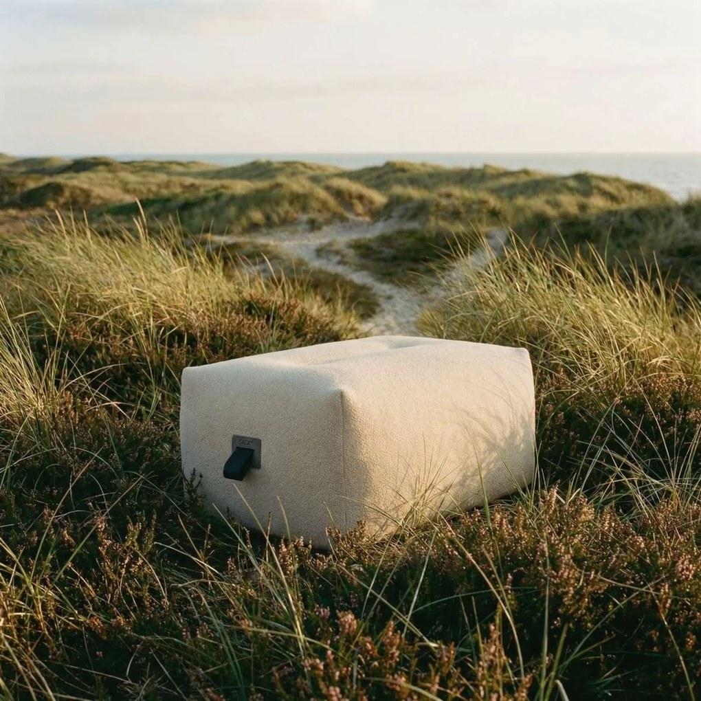Soft Zitzak Outdoor Pouf - Bouclé Beige