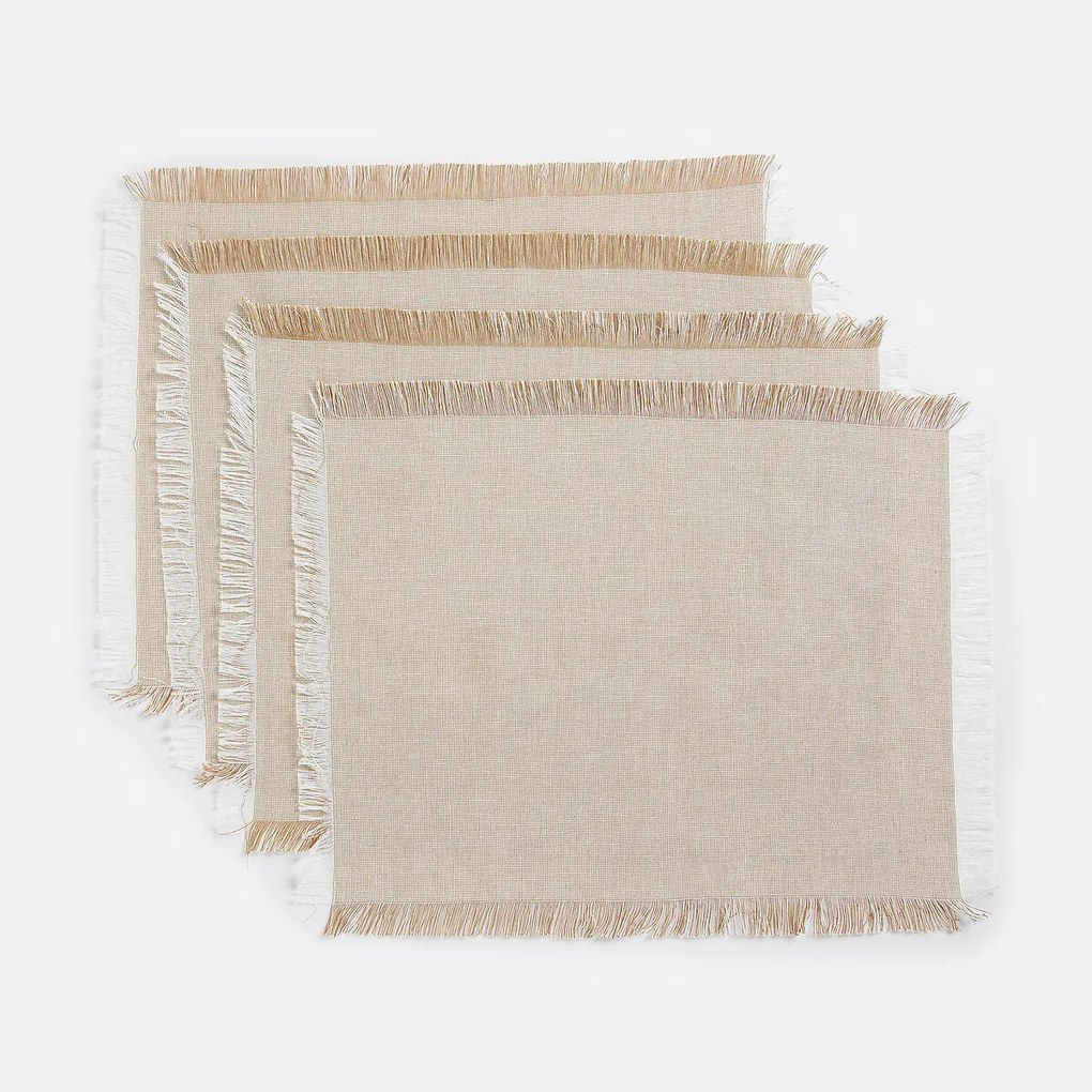 Placemats in geweven-geverfd katoen, Navao