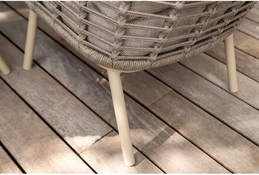 Taste by 4 Seasons Puglia lage tuinstoel - latte