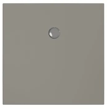 Xenz Flat Plus Douchebak - 100x100cm - Vierkant - Cement 6411-06