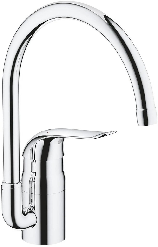 Grohe Euroeco Special keukenkraan hoog met hendel 12 cm chroom