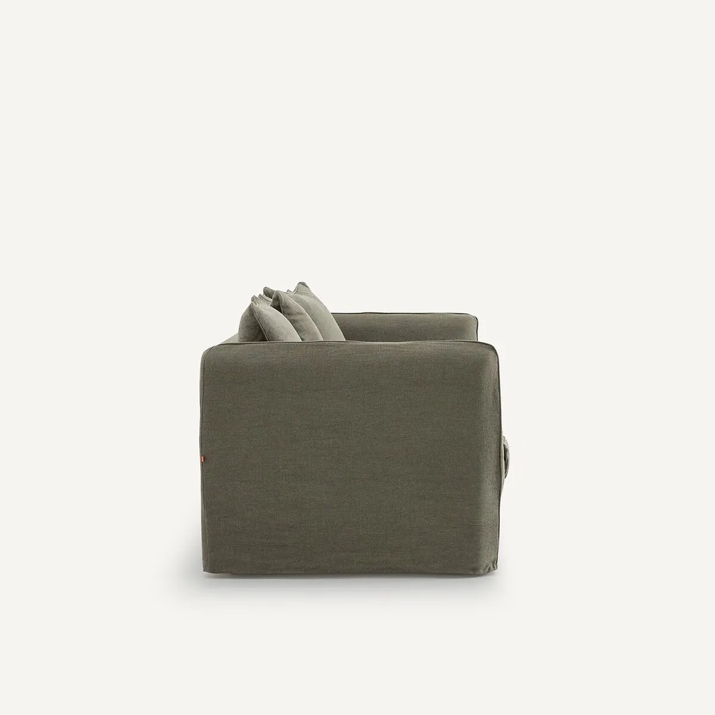 Bank 3-, 4- of 5-zits in dik stonewashed linnen, Neo Chiquito