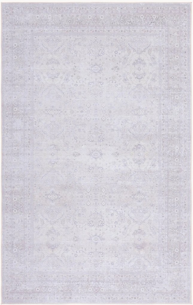 Handgeweven laagpolig vloerkleed Eveline