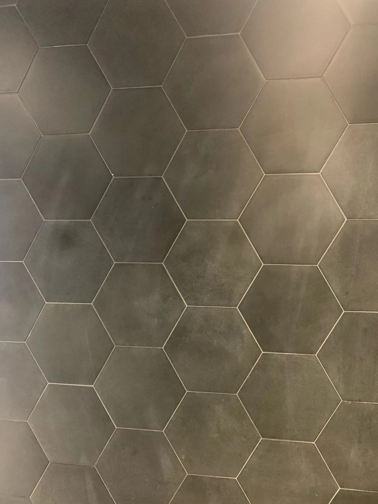 Hexagon Vloertegel 23x26 Cm Zwart A314