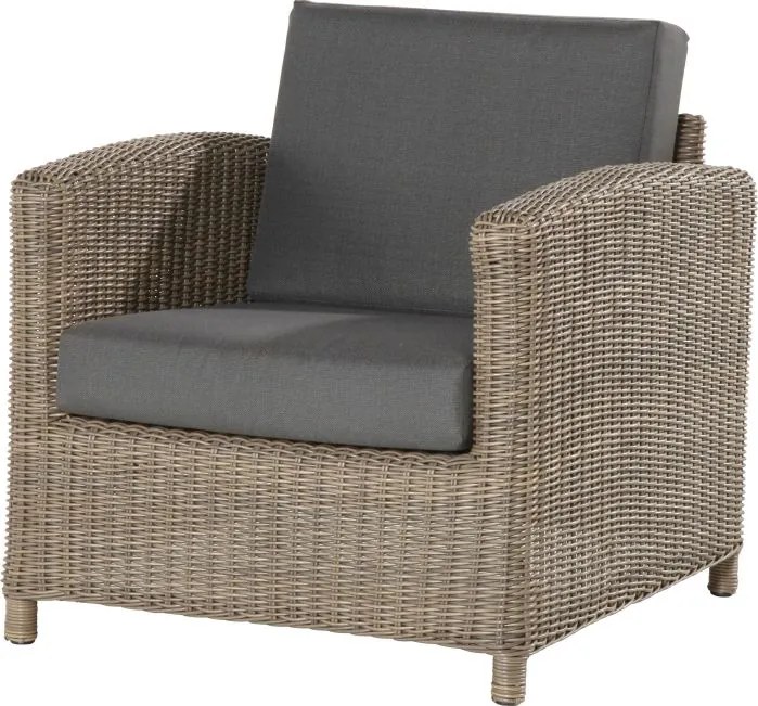 4 Seasons Outdoor | Lodge living chair, pure       weerbestendig