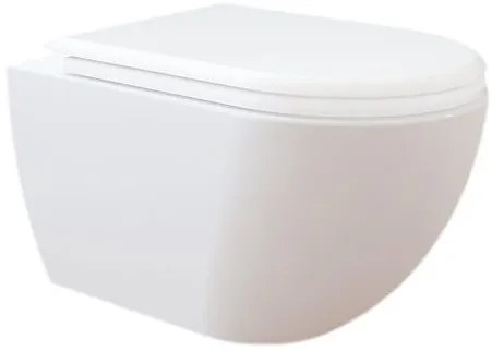 Creavit Modern hangend toilet randloos 51cm wit