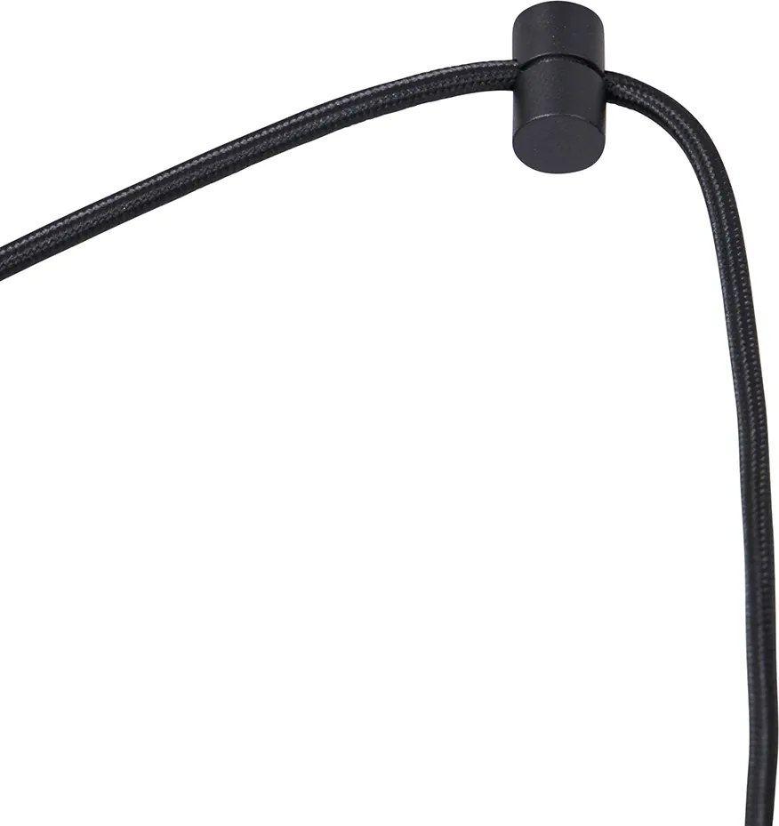 Moderne hanglamp goud met stekker incl. LED lamp dimbaar  - Cavalux