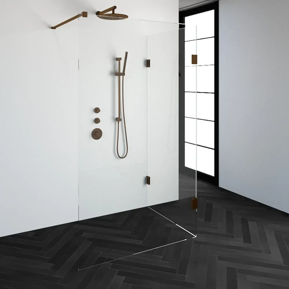 Brauer Loop Brauer JC profielloze inloopdouche 90x120cm reversed koper | BIANO