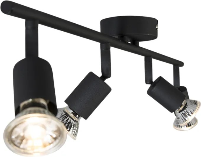 Smart spot zwart kantelbaar incl. Wifi GU10 - Jeany