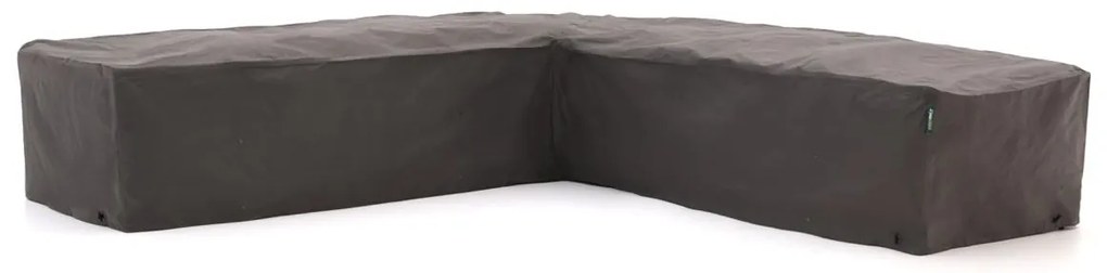 + 15% kassakorting | Tuinmeubelhoes geschikt voor Hoek loungeset | Kees Smit  | Kunststof | Grijs - Antraciet | 250x90cm | Kees Smit Tuinmeubelen