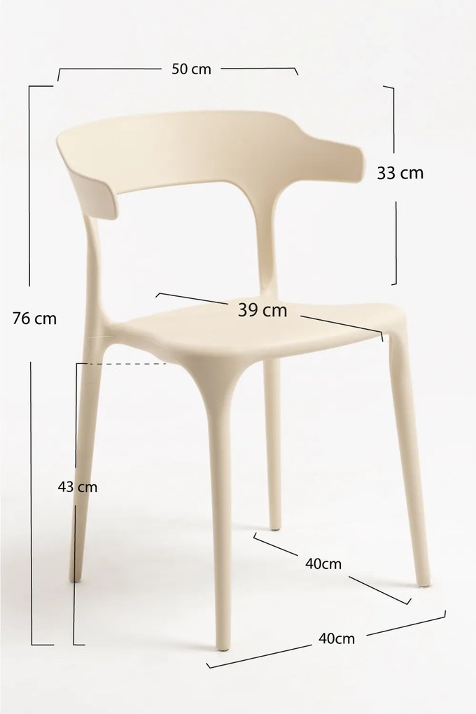 Pak 4 Teul-stoelen
