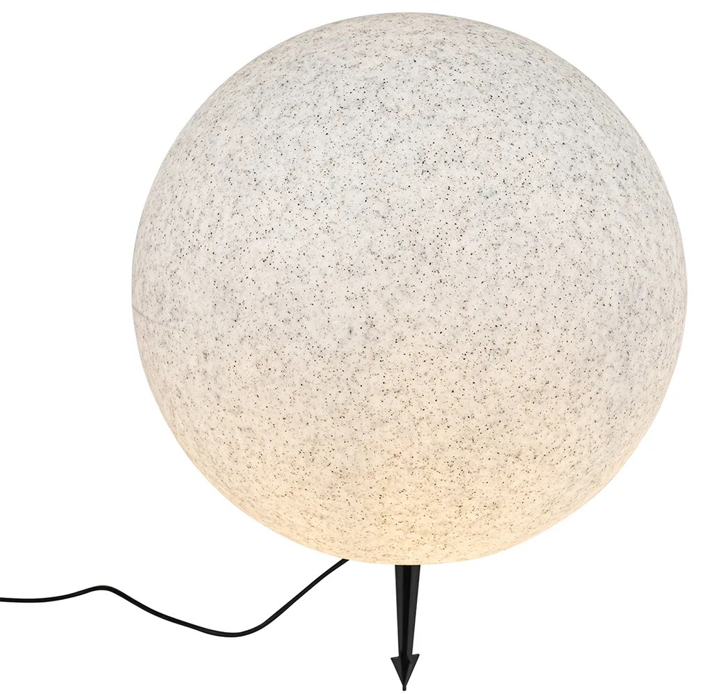 Moderne buitenlamp grijs 56 cm IP65 - Nura