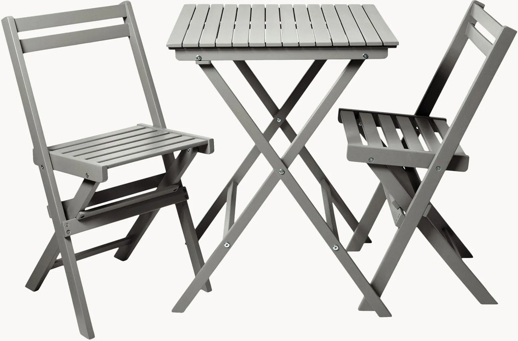 Inklapbare bistroset Tokyo van acaciahout, 3-delig
