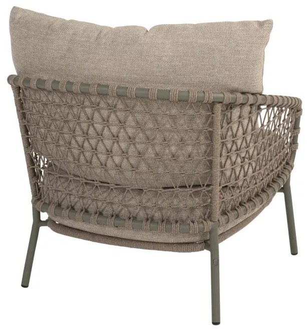 4 Seasons Outdoor Jura loungeset olijfgroen SALE Loungeset groen weerbestendig