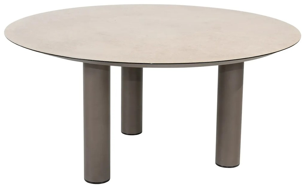 Taste by 4 Seasons Florence low dining set terre met Donato tafel 160 cm Tuinstoel bruin weerbestendig