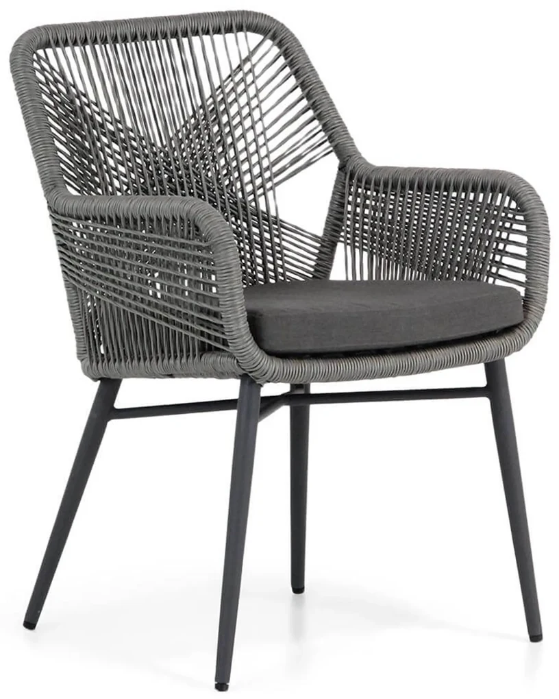 Tuinset 4 personen 180 cm Rope Grijs Lifestyle Garden Furniture Advance/Sophia