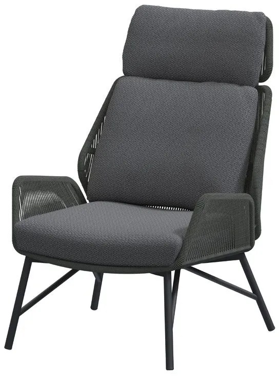 4 Seasons Outdoor Carthago balkonset platinum * SALE *  Loungestoel    antraciet weerbestendig