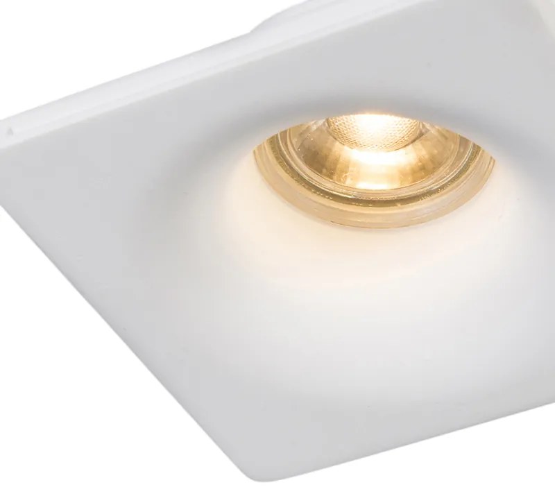 Smart inbouwspot wit 12 cm rond incl. Wifi GU10 50mm - Gypsy