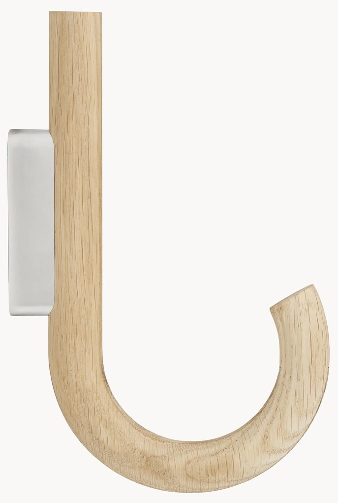 Eikenhouten wandhaak Umbrella, in verschillende formaten