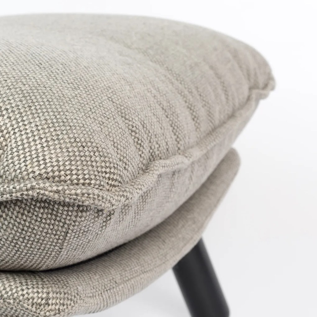 Zuiver Lazy Sack Lichtgrijze Voetenbank