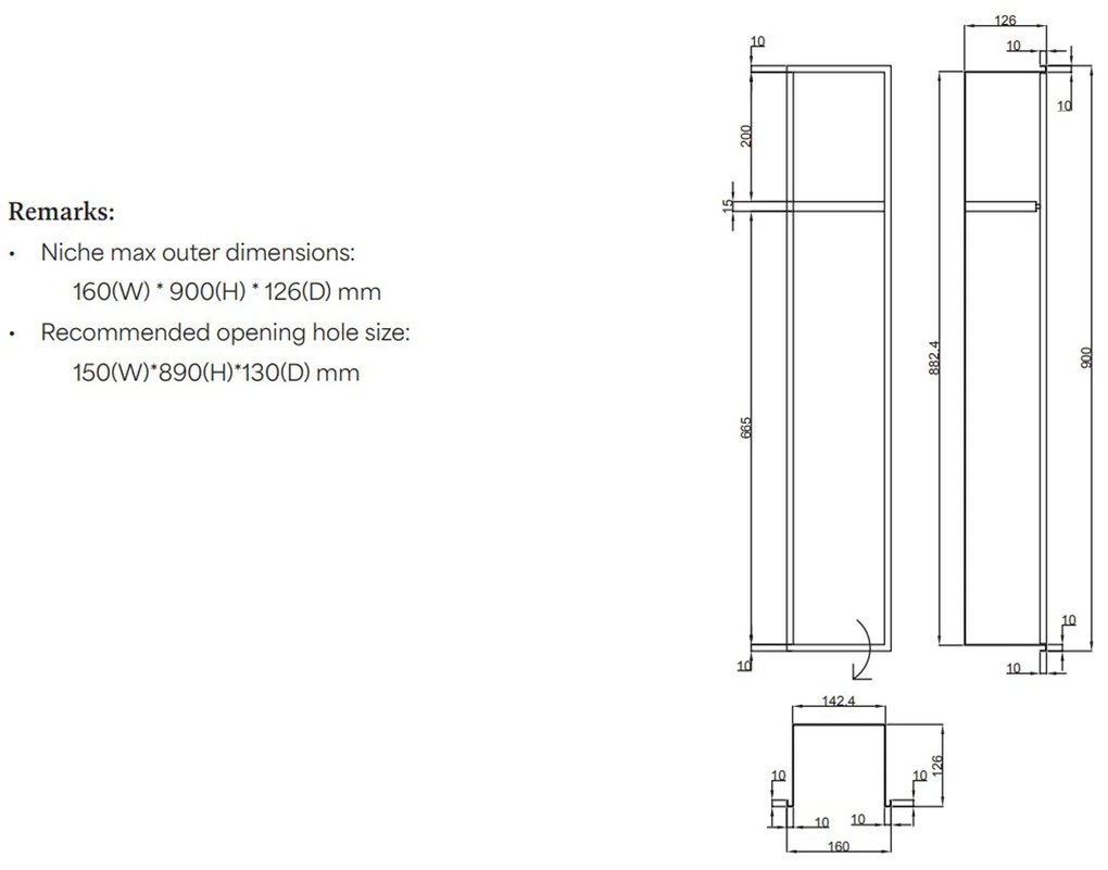 Hotbath &More inbouw toiletborstel en toiletrolhouder messing geborsteld PVD