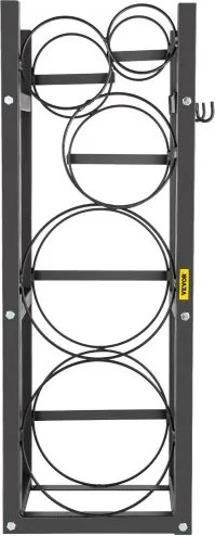 VEVOR koelmiddeltankrek met 2 x 30 lbs en 3 ruimtebesparende cilindertankrekken 895 x 319 x 92 mm koelmiddelflessenrek gasflessenrekken en houders voor de opslag van gas, zuurstof