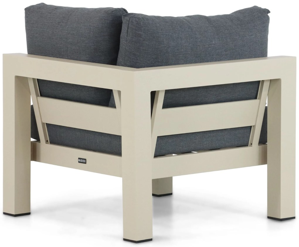 Hoek loungeset 5 personen Aluminium Taupe Lifestyle Garden Furniture Luca