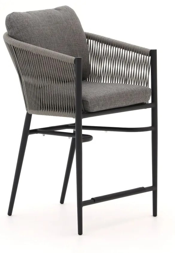 + 10% kassakorting | Dining tuinstoel | Bellagio  Mineo | Rope (touw) | Grijs/Zwart | Kees Smit Tuinmeubelen