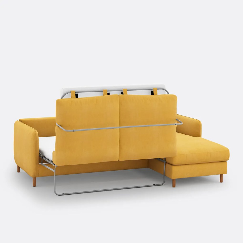 Katoen en linnen 4-zits hoekbank, Loméo