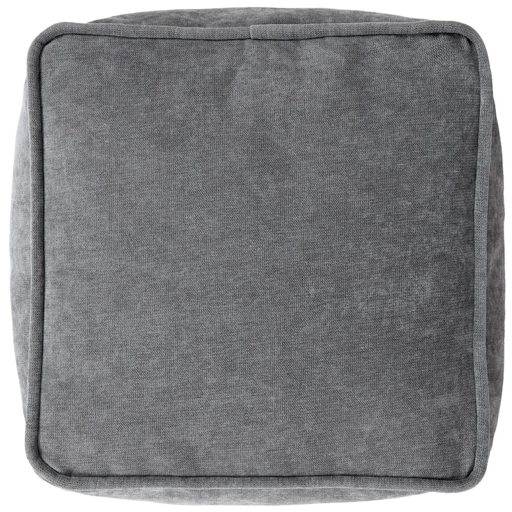 Amara Poef Chenille - Grijs