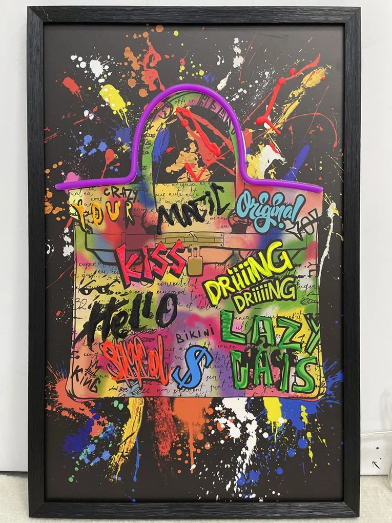 Neon Art Purse Art