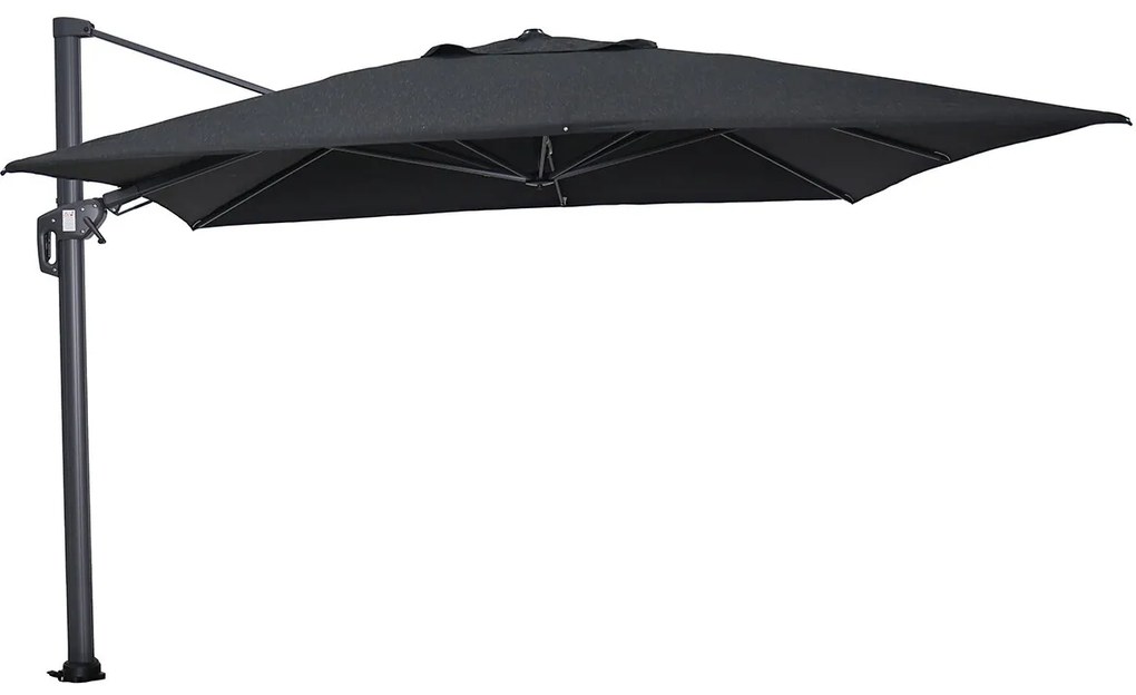 Garden Impressions Hawaii Big Pole II zweefparasol 350x350 cm - royal black