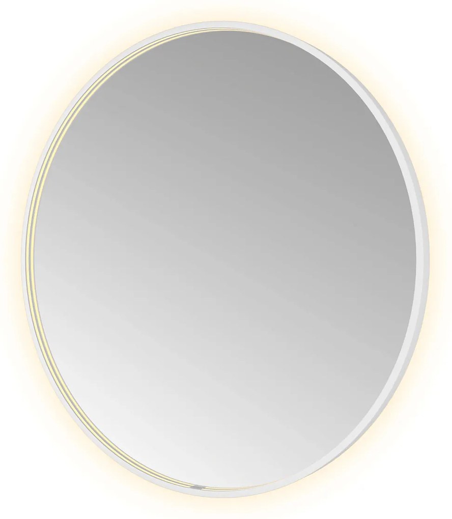 Hotbath &More Round spiegel 100cm wit mat