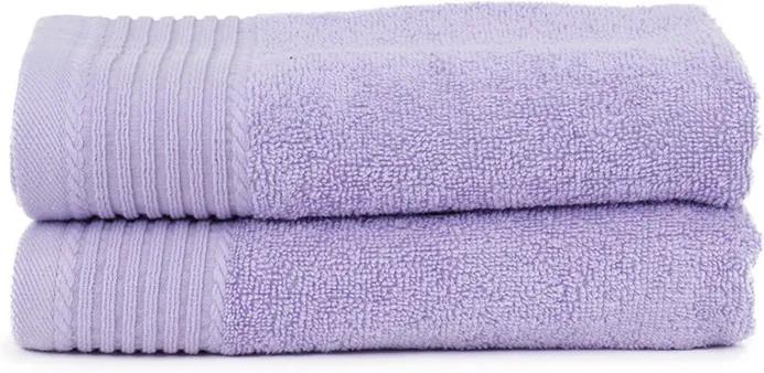 The One Towelling 2-PACK: Handdoek Basic - 50 x 100 cm - Lavendel