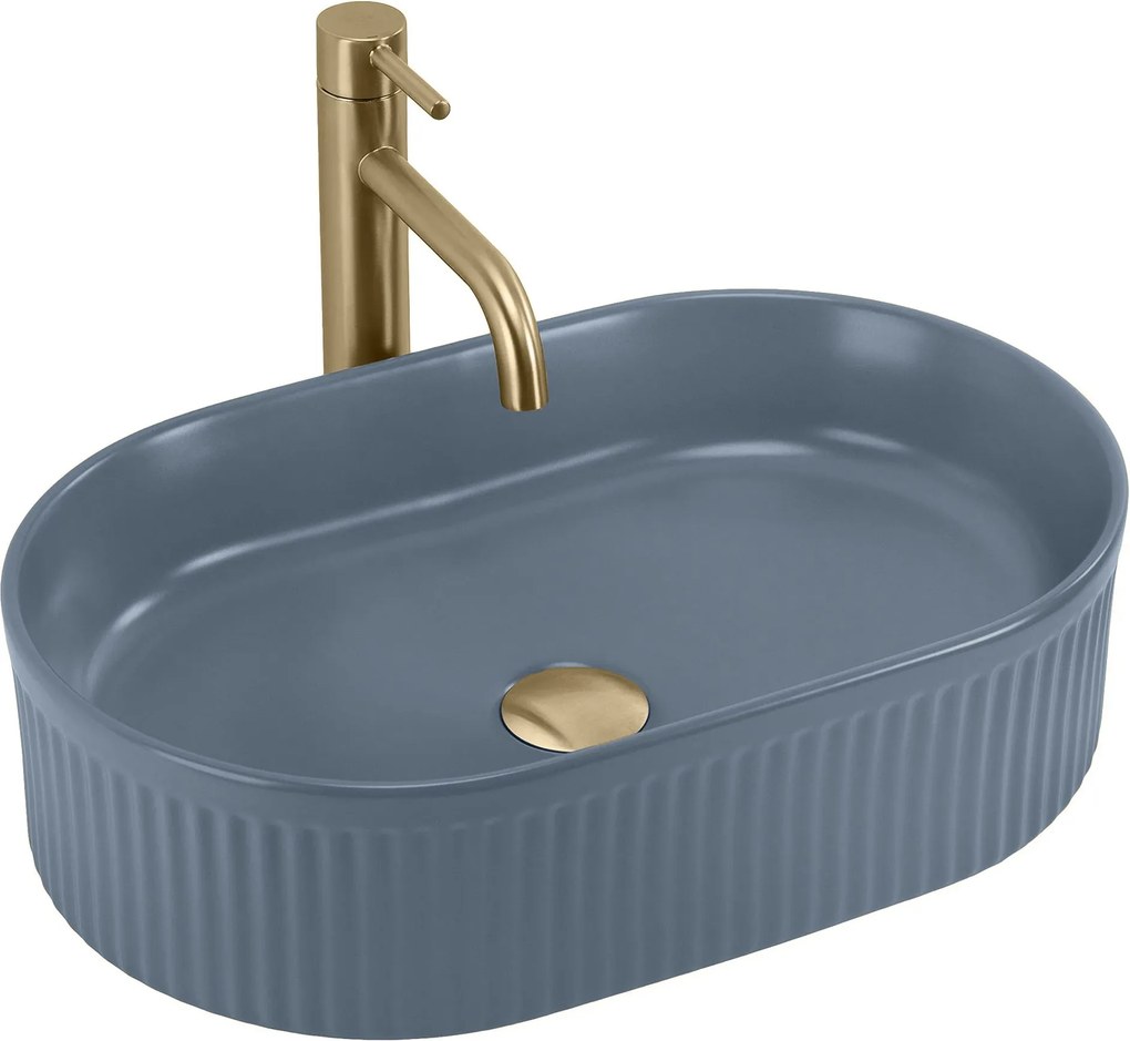 Opzetwastafel Rea Vanda Blueberry Matt