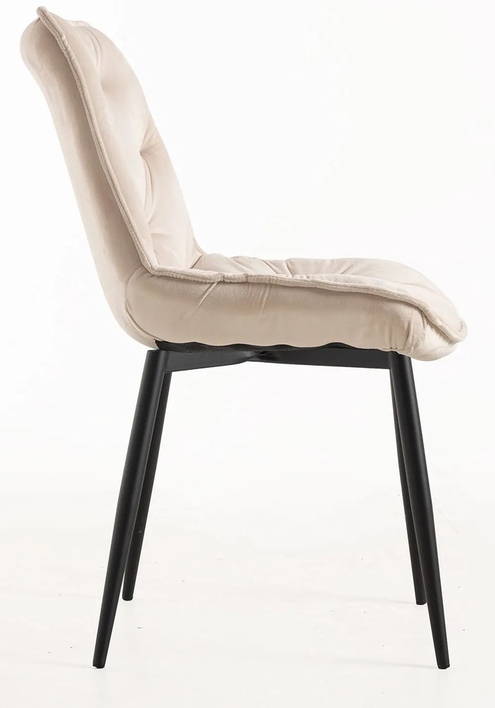 Set van 4 Miska fluwelen stoelen