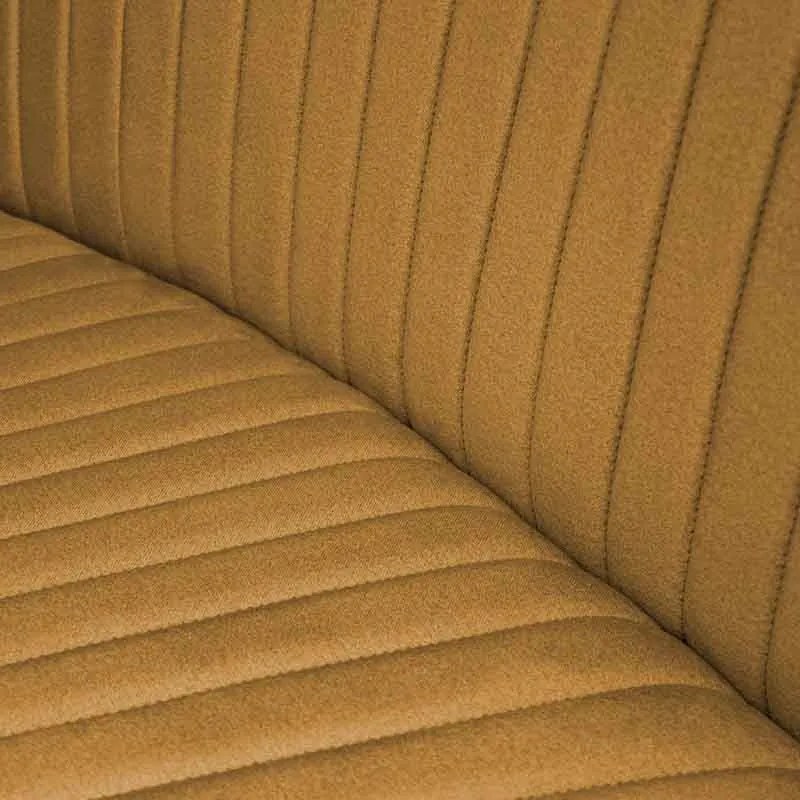 Eetkamerbank - Hengelo - stof Element goud 08 - geschikt voor ovale tafel 240 cm