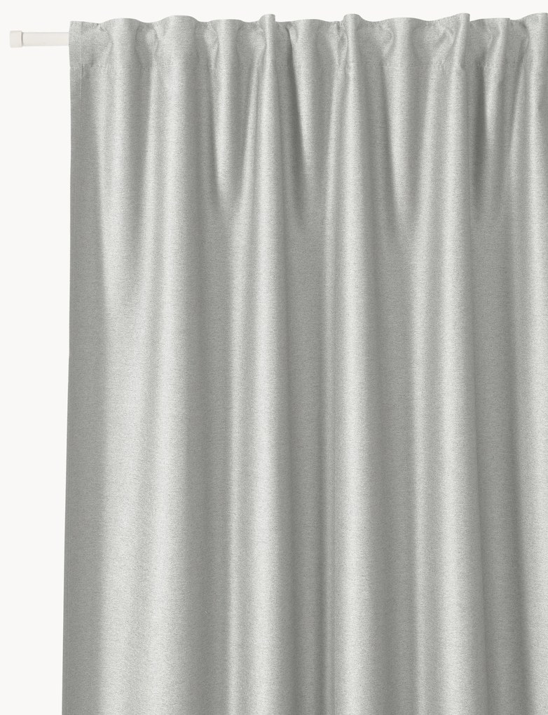 Verduisteringsgordijnen Asher met multiband, 2-delig