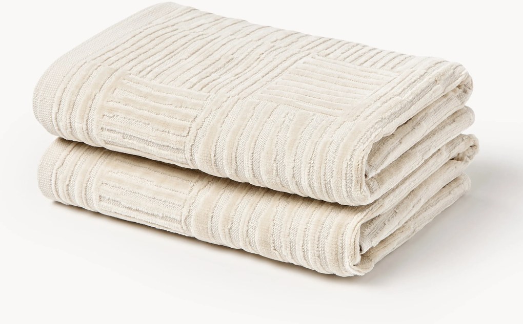 Fluwelen handdoek Petra, in verschillende formaten