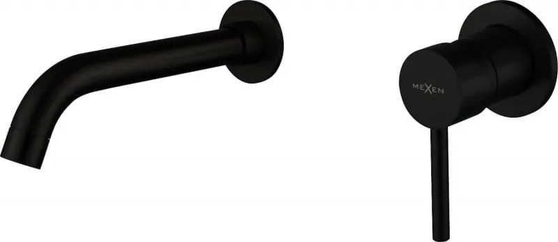 Mexen Alma opbouw wastafelkraan, zwart - 75015-70