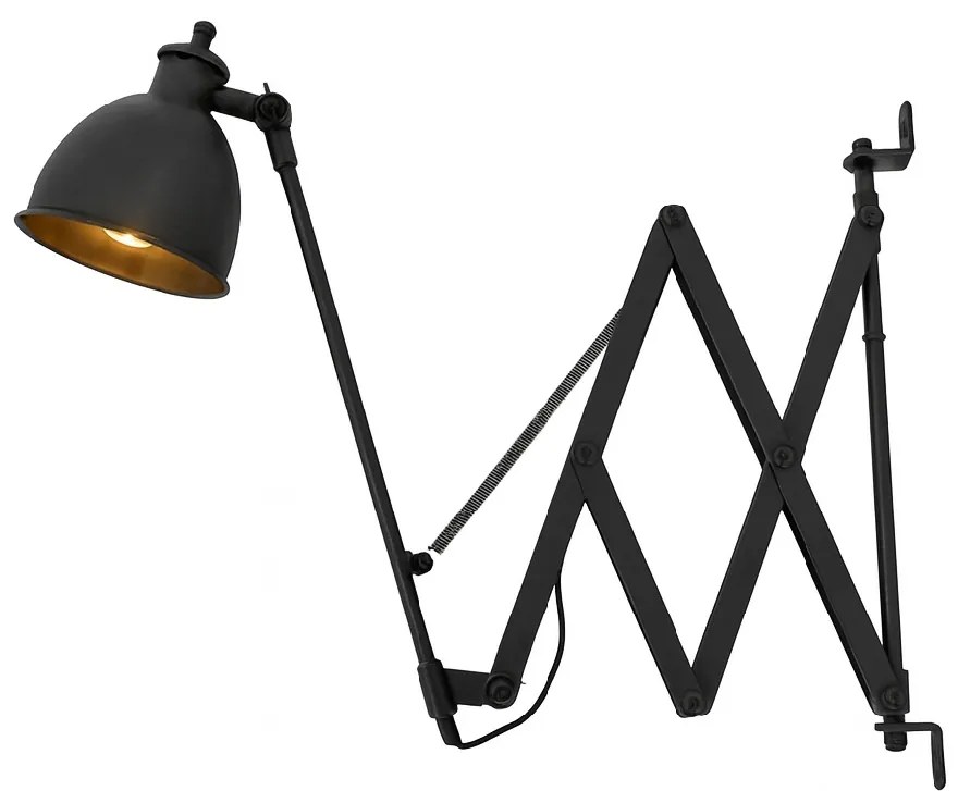 Muurlamp Ripley Antiek Zwart