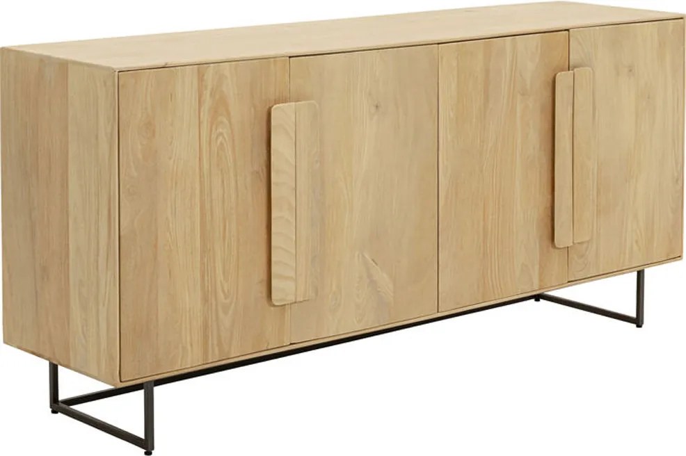 Modern Dressoir Licht Hout - 165x40x76cm.