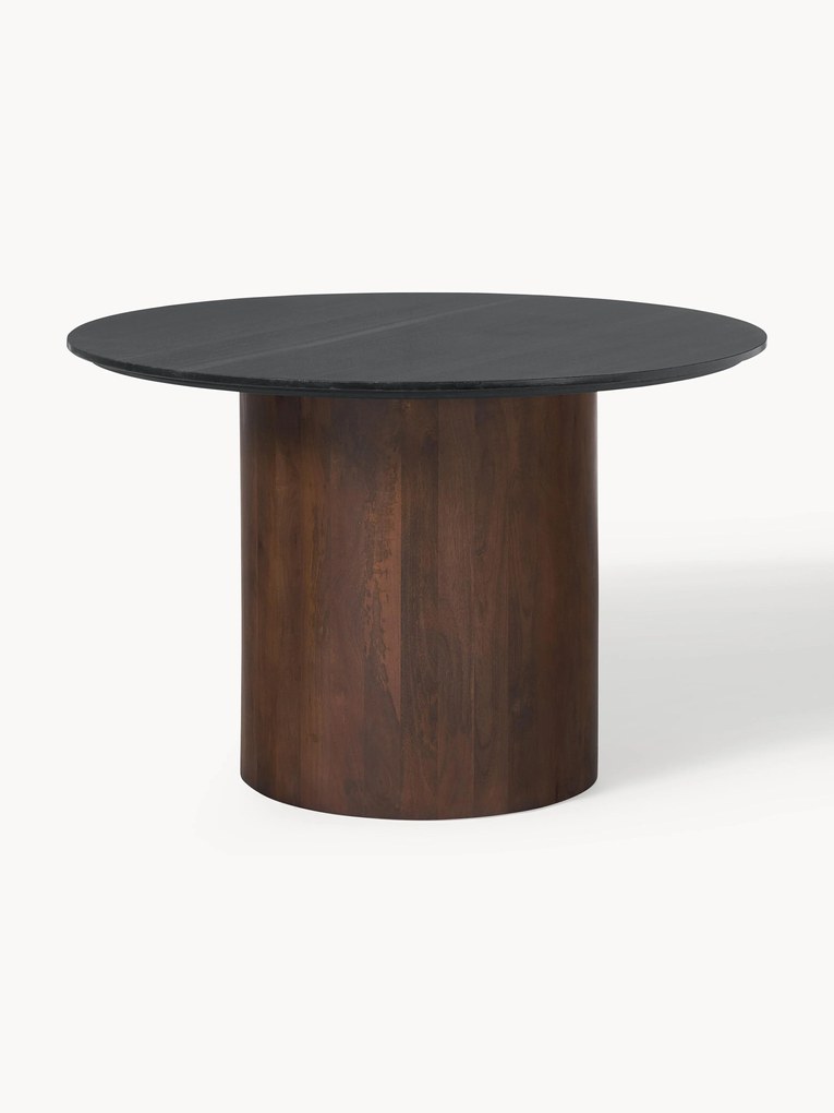 Ronde marmeren eettafel Abby, Ø 120 cm